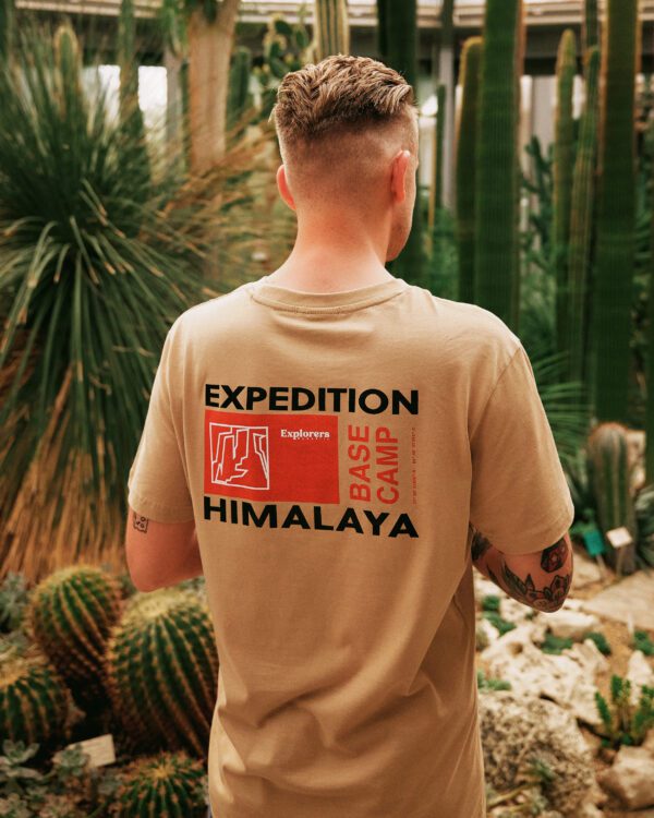 Himalaya Tee Beige Explorers Republic